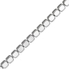 Thumbnail Image 3 of Diamond-Cut Cube Bead Chain Necklace 2.1mm Solid Sterling Silver 18"