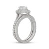 Thumbnail Image 2 of Neil Lane Oval-Cut Diamond Double Halo Bridal Set 1-1/2 ct tw 14K White Gold