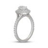 Thumbnail Image 5 of Neil Lane Oval-Cut Diamond Double Halo Engagement Ring 1-1/4 ct tw 14K White Gold