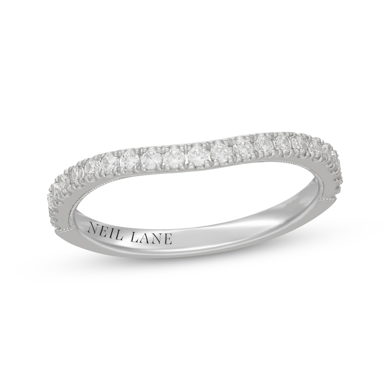 Main Image 7 of Neil Lane Diamond Contour Wedding Band 1/3 ct tw 14K White Gold