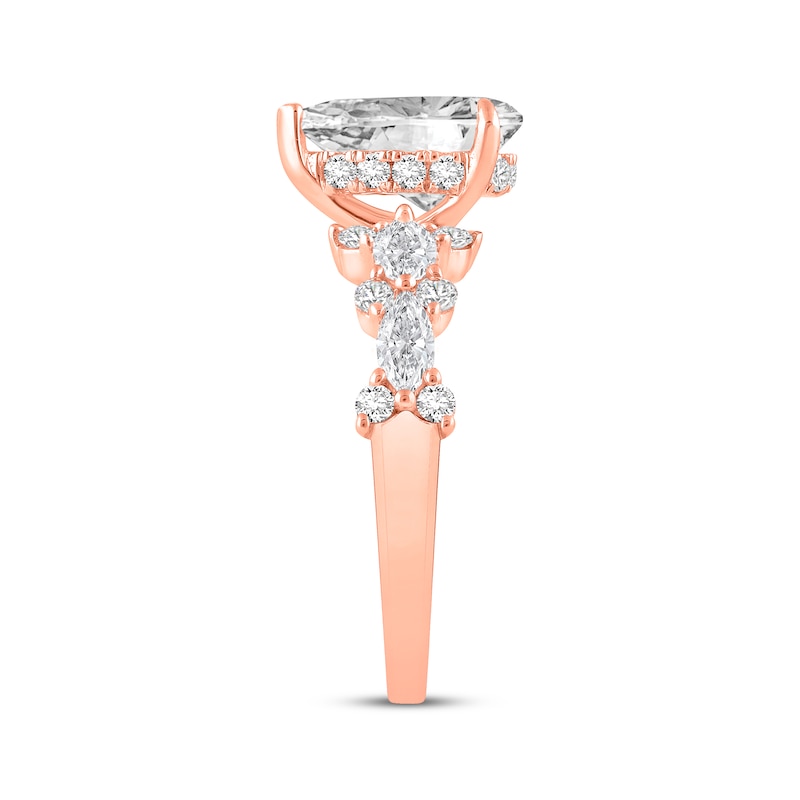 Main Image 2 of Adore Lab-Grown Diamonds Pear-Shaped Engagement Ring 2-1/2 ct tw 14K Rose Gold
