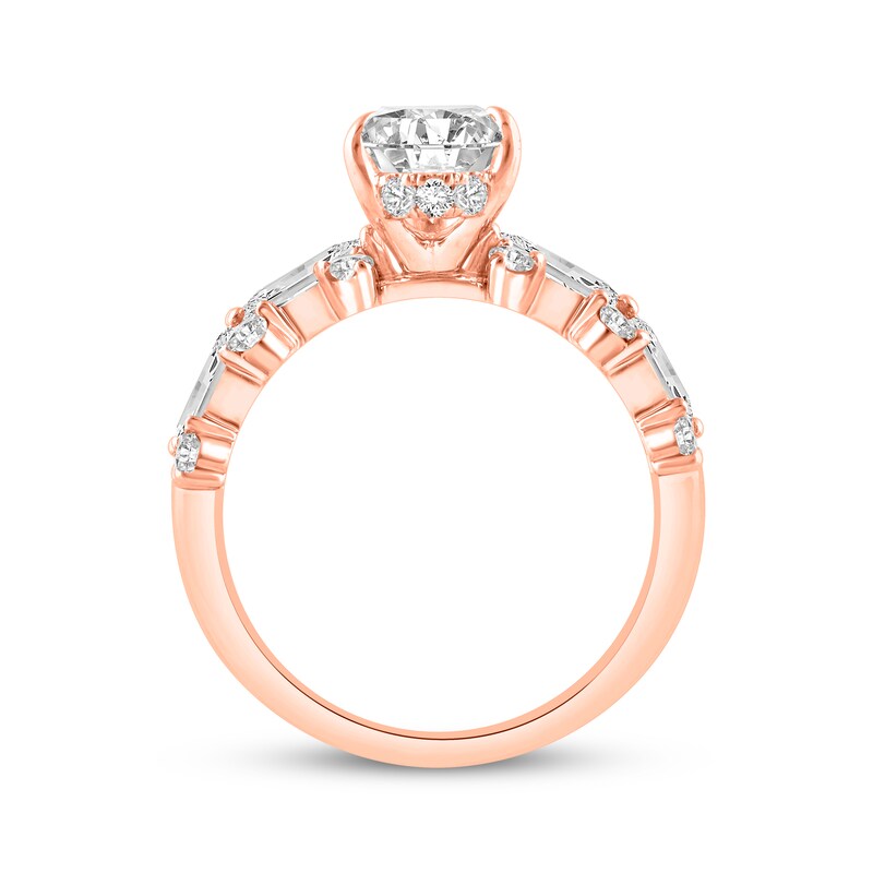 Main Image 3 of Adore Lab-Grown Diamonds Pear-Shaped Engagement Ring 2-1/2 ct tw 14K Rose Gold