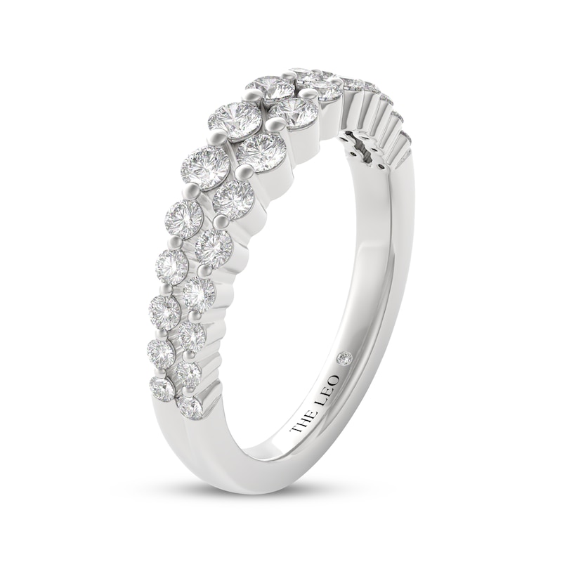 Main Image 2 of THE LEO Diamond Anniversary Ring 3/4 ct tw 14K White Gold