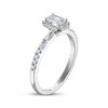 Thumbnail Image 2 of Adore Emerald-Cut Diamond Halo Engagement Ring 3/4 ct tw 10K White Gold