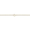 Thumbnail Image 2 of Diamond Georgia Circle Necklace 1/20 ct tw 10K Yellow Gold 18"