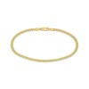 Thumbnail Image 3 of Curb Chain Necklace, Hoop Earrings & Curb Chain Bracelet Gift Set 14K Yellow Gold