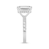 Thumbnail Image 2 of Adore Lab-Grown Diamonds Emerald-Cut Hidden Halo Engagement Ring 5-3/4 ct tw Platinum