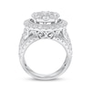 Thumbnail Image 2 of Adore Multi-Diamond Halo Engagement Ring 4 ct tw 10K White Gold