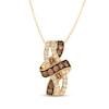 Thumbnail Image 1 of Le Vian Diamond Twist Necklace 7/8 ct tw 14K Honey Gold 20"