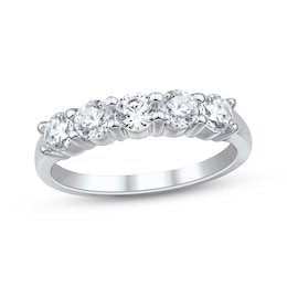 Adore Diamond Five-Stone Anniversary Ring 1 ct tw 14K White Gold