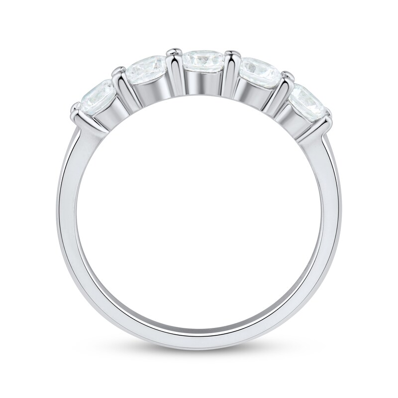 Main Image 2 of Adore Diamond Five-Stone Anniversary Ring 1 ct tw 14K White Gold