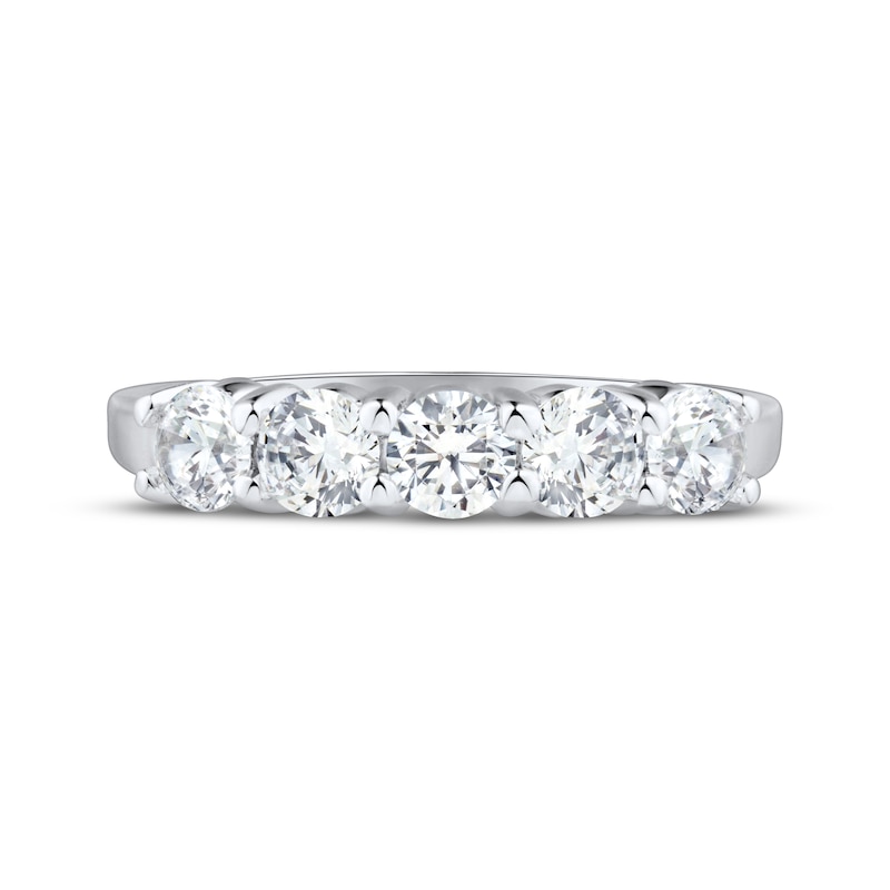 Main Image 3 of Adore Diamond Five-Stone Anniversary Ring 1 ct tw 14K White Gold