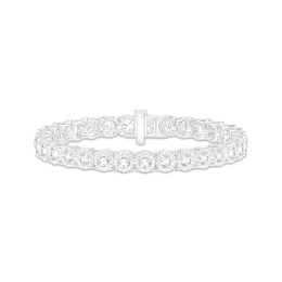 KAY Lab-Grown Diamonds Tennis Bracelet 12 ct tw 10K White Gold 7"