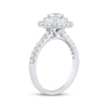 Thumbnail Image 2 of Adore Round-Cut Diamond Cushion-Shaped Double Halo Engagement Ring 1 ct tw 14K White Gold
