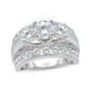 Thumbnail Image 1 of Memories Moments Magic Lab Grown Diamond Three-Stone Engagement Ring 4 ct tw 14K White Gold