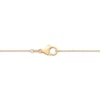 Thumbnail Image 3 of Beaded Station Lariat Necklace Hollow 10K Yellow Gold 16"