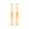Thumbnail Image 2 of Polished Angled Hoop Earrings 14K Yellow Gold 36mm
