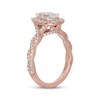 Thumbnail Image 2 of Neil Lane Artistry Pear-Shaped Lab-Grown Diamond Halo Engagement Ring 1-3/4 ct tw 14K Rose Gold