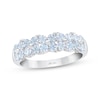 Thumbnail Image 1 of THE LEO First Light Diamond Two-Row Anniversary Ring 1 ct tw 14K White Gold