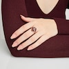 Thumbnail Image 3 of Marquise, Pear & Round-Cut Garnet Fashion Ring Sterling Silver