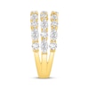 Thumbnail Image 1 of Lab-Created Diamonds by KAY Marquise & Round-Cut Three-Row Anniversary Ring 2-1/2 ct tw 14K Yellow Gold