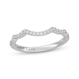 Neil Lane Diamond Contour Wedding Band 1/5 ct tw 14K White Gold