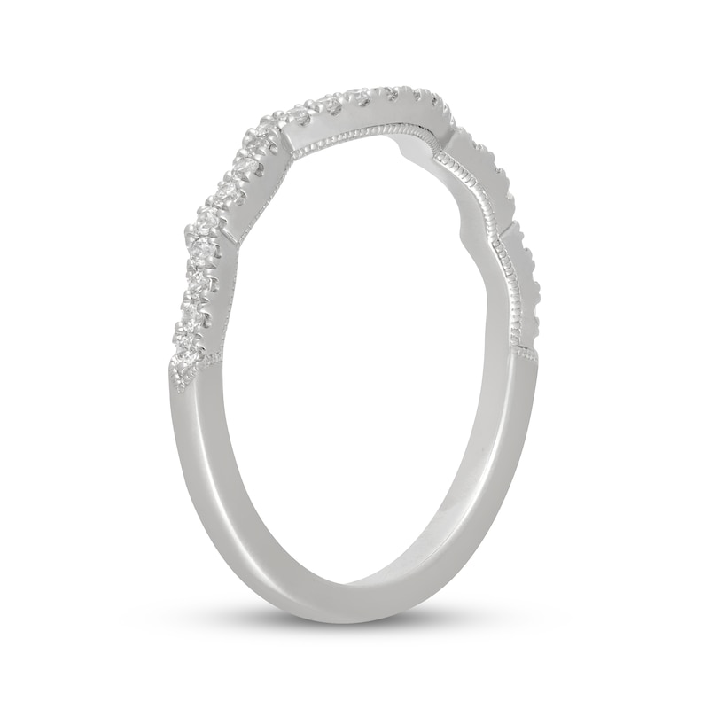 Main Image 2 of Neil Lane Diamond Contour Wedding Band 1/5 ct tw 14K White Gold