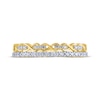 Thumbnail Image 3 of Adore Diamond Infinity Two-Row Anniversary Ring 1/4 ct tw 14K Yellow Gold
