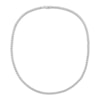 Thumbnail Image 2 of Men's KAY Lab-Grown Diamonds Tennis Necklace 8 ct tw 10K White Gold 18"