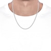 Thumbnail Image 4 of Men's KAY Lab-Grown Diamonds Tennis Necklace 8 ct tw 10K White Gold 18"