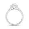 Thumbnail Image 3 of Adore Pear-Shaped Diamond Halo Engagement Ring 1-1/2 ct tw 18K White Gold