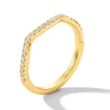 Thumbnail Image 2 of Neil Lane Diamond Contour Wedding Band 1/4 ct tw 14K Yellow Gold