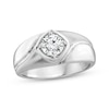 Thumbnail Image 0 of Men's Lab-Created Diamonds by KAY Wedding Band 1 ct tw Round-cut 14K White Gold