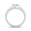 Men's Lab-Created Diamonds by KAY Wedding Band 1 ct tw Round-cut 14K White Gold