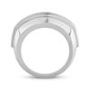 Thumbnail Image 2 of Men's Lab-Created Diamonds by KAY Five-Stone Wedding Band 2 ct tw Round-cut 14K White Gold