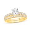 Thumbnail Image 0 of Lab-Created Diamonds by KAY Round-Cut Bridal Set 1-1/6 ct tw 14K Two-Tone Gold