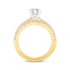 Thumbnail Image 3 of Adore Lab-Grown Diamonds Round-Cut Bridal Set 1-1/6 ct tw 14K Two-Tone Gold