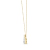 Thumbnail Image 1 of Lab-Created Diamonds by KAY Smile Necklace 1-1/2 ct tw 14K Yellow Gold 18"