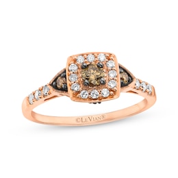 Le Vian Diamond Ring 3/8 ct tw 14K Strawberry Gold