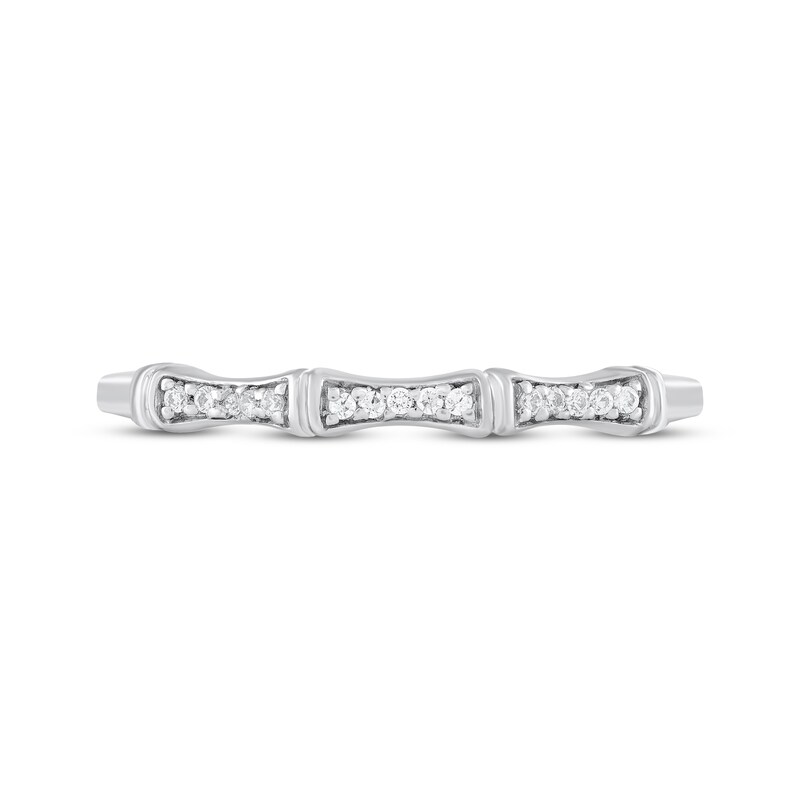 Main Image 3 of Adore Diamond Anniversary Ring 1/20 ct tw 10K White Gold