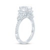 Thumbnail Image 2 of Monique Lhuillier Bliss Oval-Cut Lab-Grown Diamond Engagement Ring 2-5/8 ct tw 18K White Gold
