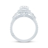 Thumbnail Image 3 of Monique Lhuillier Bliss Oval-Cut Lab-Grown Diamond Engagement Ring 2-5/8 ct tw 18K White Gold