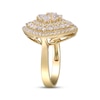 Thumbnail Image 2 of Pear-Shaped & Round-Cut Multi-Diamond Ring 2-1/4 ct tw 14K Yellow Gold
