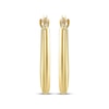 Thumbnail Image 2 of Hollow U-Hoop Earrings 16mm 14K Yellow Gold