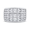 Thumbnail Image 3 of Diamond Multi-Row Ring 1 ct tw 14K White Gold