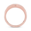 Thumbnail Image 2 of Adore Men's Square-Cut Diamond Wedding Band 1/2 ct tw 10K Rose Gold