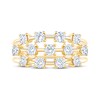 Thumbnail Image 3 of Diamond Three-Row Fashion Ring 1 ct tw 18K Yellow Gold