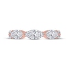 Thumbnail Image 3 of Adore Lab-Grown Diamonds Marquise-Cut East-West Anniversary Ring 2 ct tw 14K Rose Gold