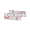 Thumbnail Image 3 of KAY Lab-Grown Diamonds Oval, Emerald & Round-Cut Wrap Ring 2 ct tw 14K Rose Gold
