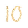Thumbnail Image 2 of Hollow Hoop Earrings Gift Set 14K Yellow Gold 14mm
